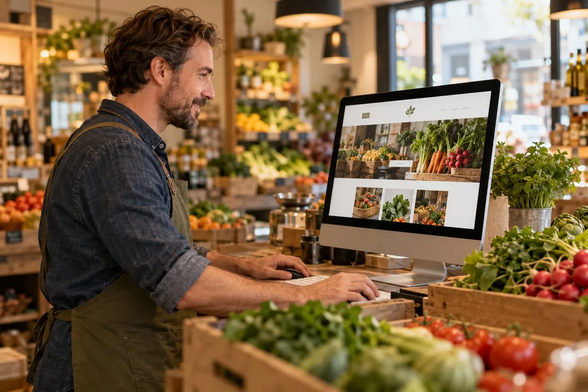 Sfeerbeeld: website-inspiratie voor een groenteboer