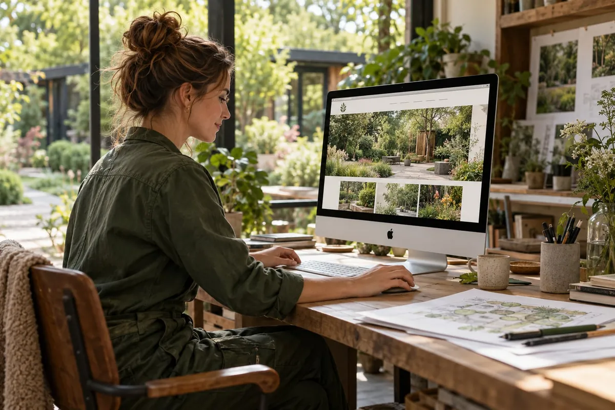 Sfeerbeeld: website-inspiratie voor een hovenier